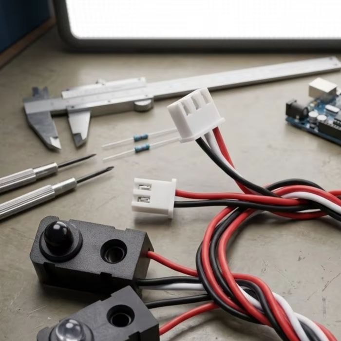 Home Automation Systems Diy - 4 Paar Infrarot-Strahlensensor-Kit, Durchstrahl-IR-Schalter für Smart-Home-Automatisierung,