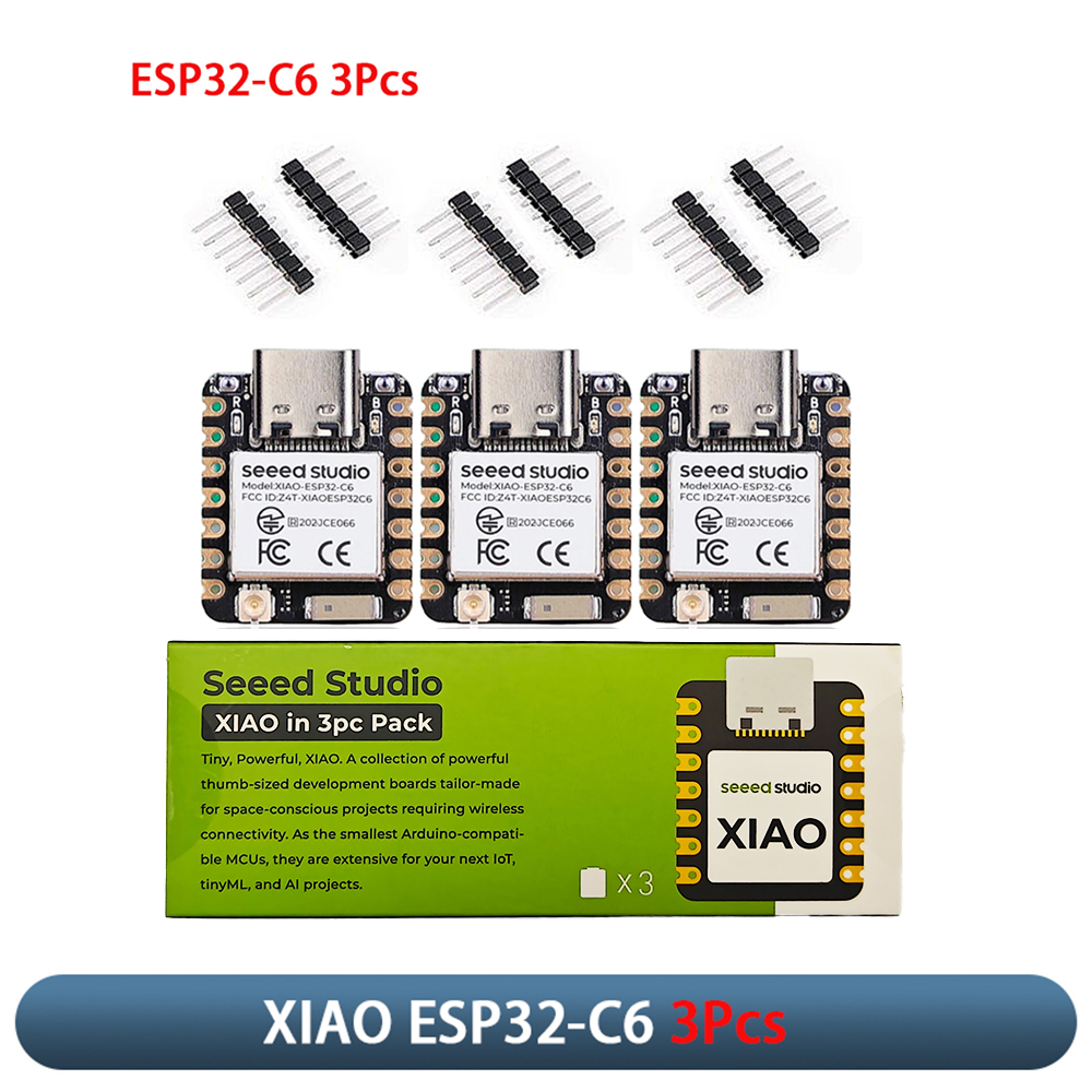 Home Automation With Arduino - XIAO ESP32-C6 3-teiliges Entwicklungsboard-Modul 2,4GHz WiFi6