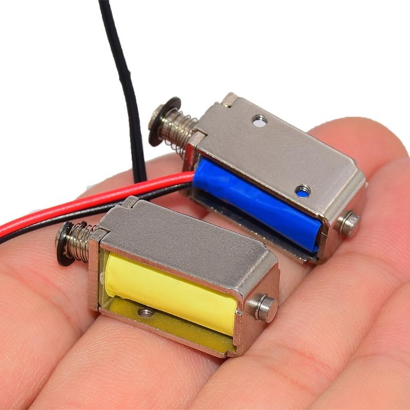 Diy Automation Projects - Mini-Durchgangs-Push-Pull-Magnetspule DC 3V 5V-6V 12V 4mm