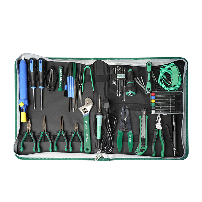 Home Automation System Diy - 52-teiliges Pro'sKit PK-2002H Heimelektronik-Elektriker-Reparaturset Elektrischer Lötkolben