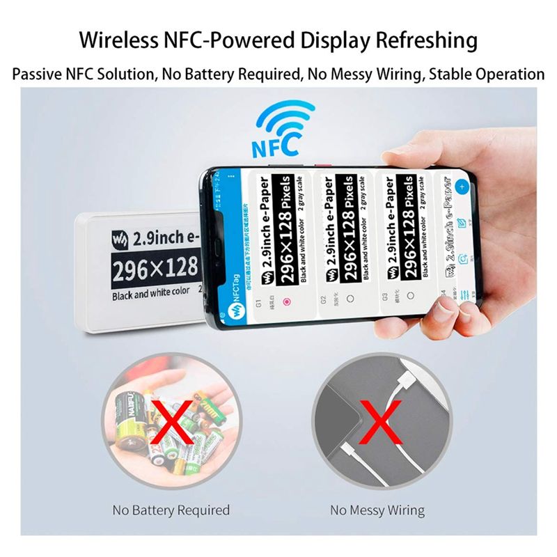 Waveshare 2,9 Zoll Kabelloses  – Display Epaper 2.9 Bewertung und Preis