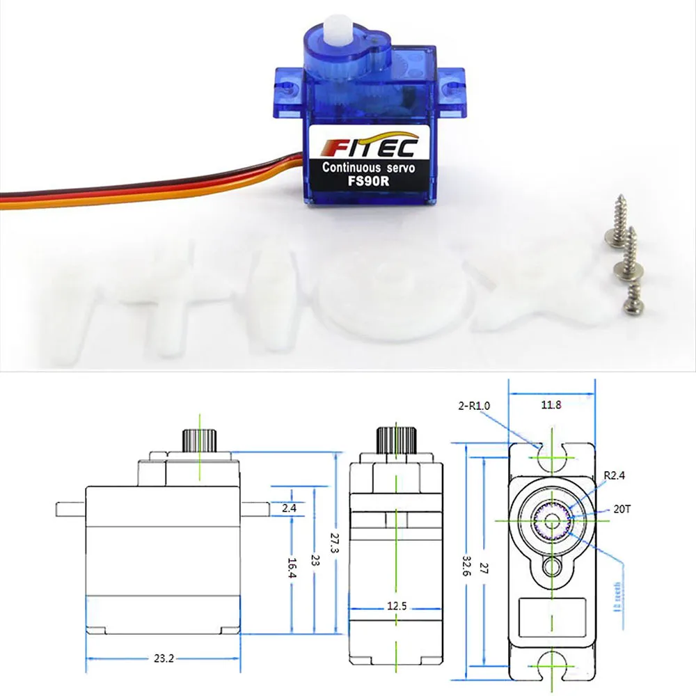 Feetech Mini FS90R Micro Servo – Diy Automation Projects Bewertung und Preis